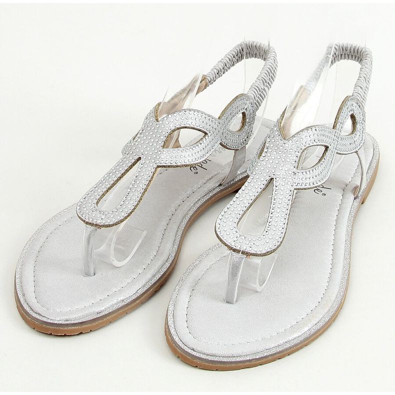 Silver flip-flops 6170 Silver 1