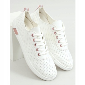 Dam sneakers vita och rosa LA42 Pink Ii Quality 1