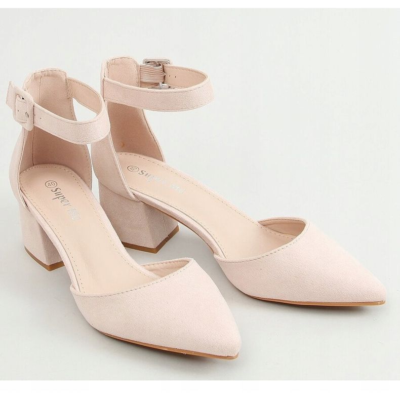 Högklackade pumps beige LL76 Beige 1
