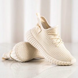 Marquiz Textil sneakers beige 1