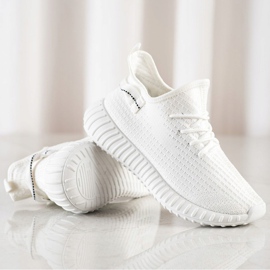 Marquiz Textil sneakers vit 1