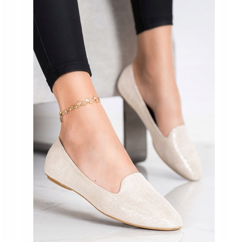 Super Mode Glitter ballerinor gyllene 1