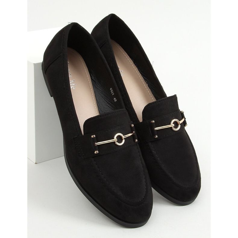 Svarta damloafers GQ01 Svart 1