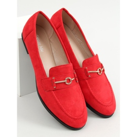 Röda damloafers GQ01 Röd 1