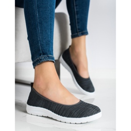 SHELOVET Slip On Sneakers grå 2