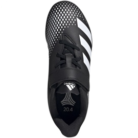 Adidas Predator 20.4 H&amp;L Tf Jr FW9225 fotbollsskor svart 1