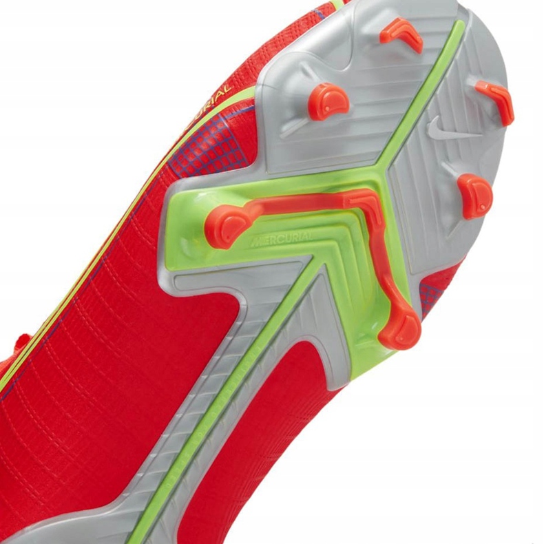 Nike Mercurial Superfly 8 Academy Mg Jr CV1127 600 fotbollsskor röd 7