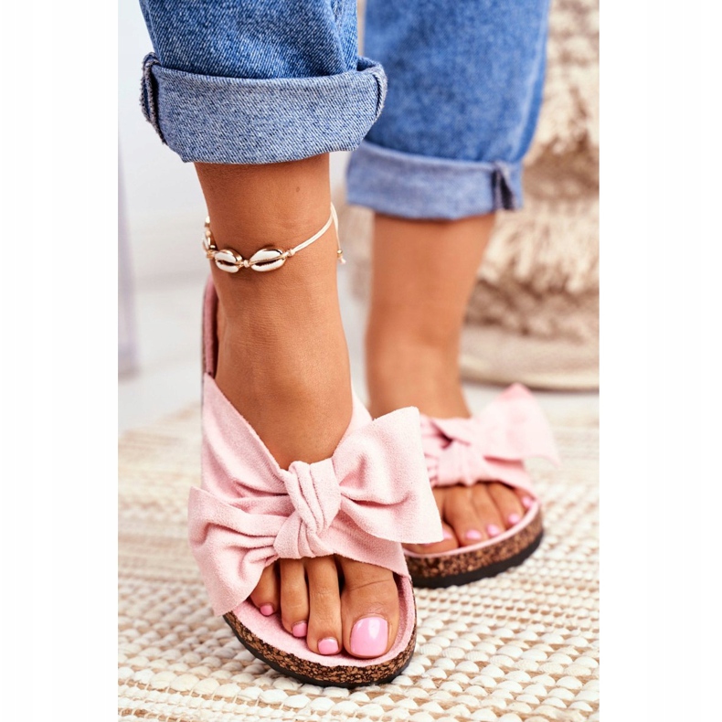 PS1 Flip -flops för kvinnor med rosetter Wendy CK02P Rosa 2