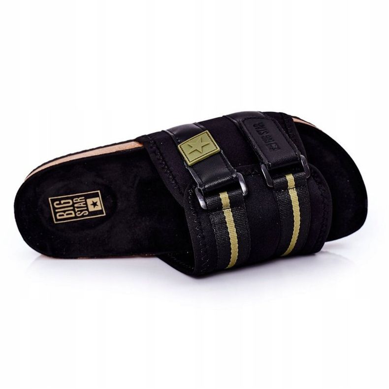 Herrprofilerade tofflor Big Star HH174058 Svart 1