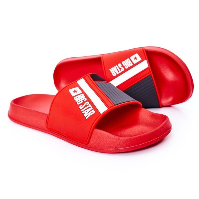 Big Star herr HH174835 röda tofflor 1