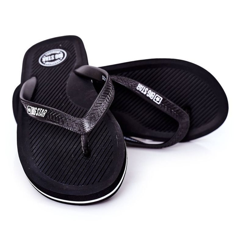 Män Flip-flops Big Star DD174669 Svart 1