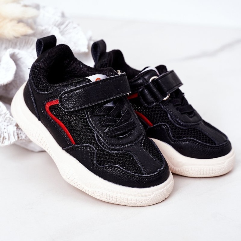 Apawwa Barnsportskor Sneakers Svart kul 2