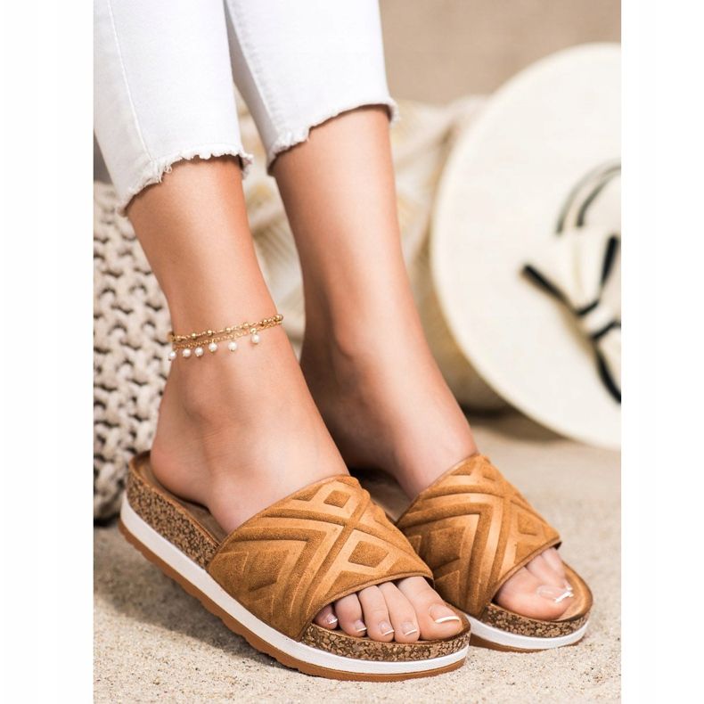 Seastar Klassiska mocka tofflor brun 1