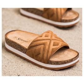 Seastar Klassiska mocka tofflor brun 2