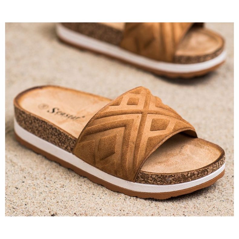 Seastar Klassiska mocka tofflor brun 2