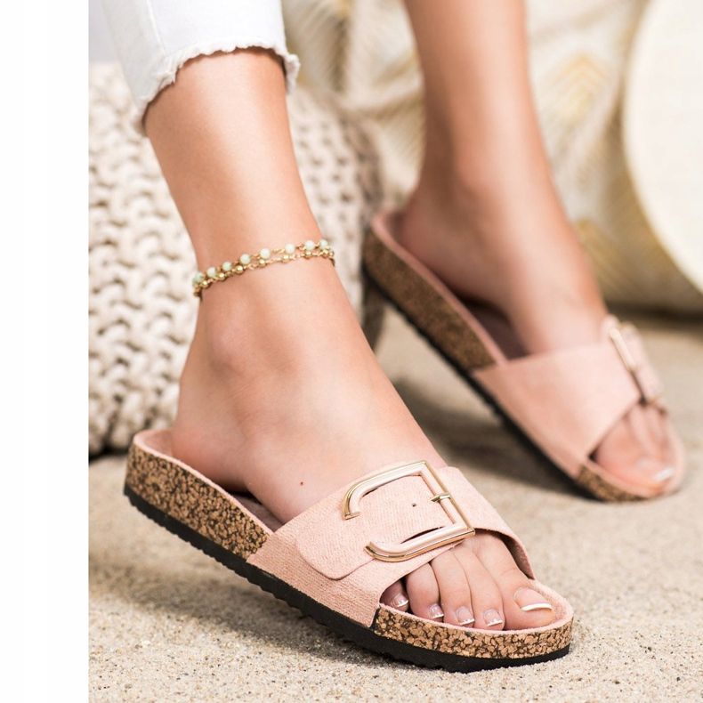 Anesia Paris Casual mocka tofflor rosa 1