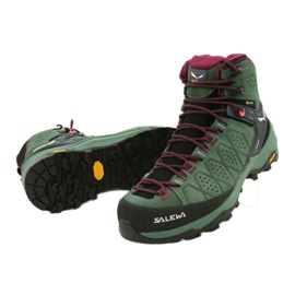 Salewa Ws Alp Trainer 2 Mid Gtx W 61383-5085 vandringsskor svart grön 4