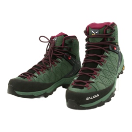 Salewa Ws Alp Trainer 2 Mid Gtx W 61383-5085 vandringsskor svart grön 2