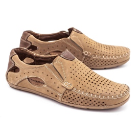 Olivier Mäns loafers 901 för sommaren beige beige 3