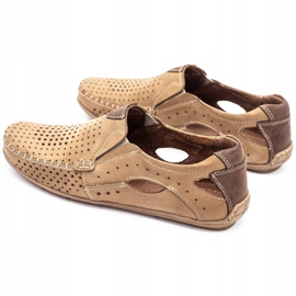 Olivier Mäns loafers 901 för sommaren beige beige 7