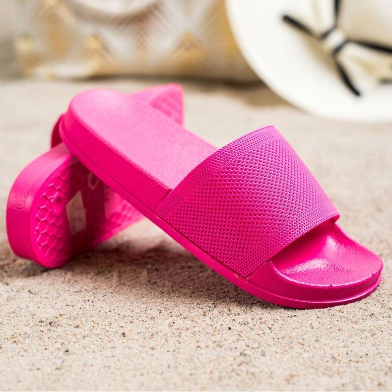 SHELOVET Rosa tofflor 1