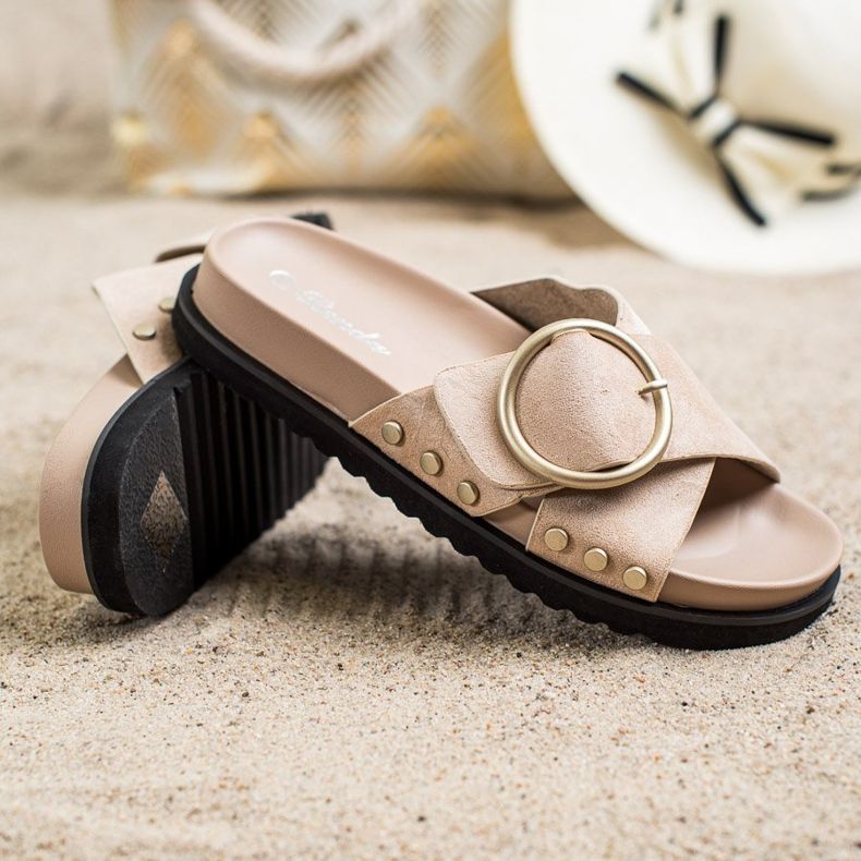 Renda Casual tofflor beige 1