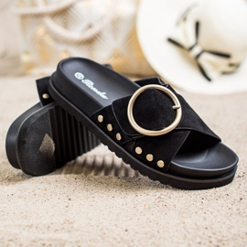 Renda Casual tofflor svart 1