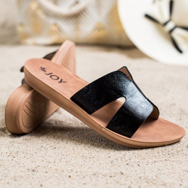 SHELOVET Eco Leather Tofflor svart 1