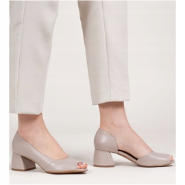 Marco Shoes Lädersandaler beige 1505P 1