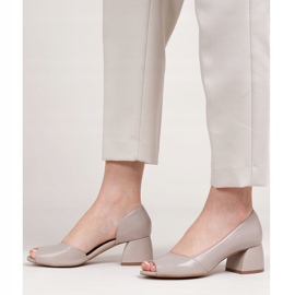 Marco Shoes Lädersandaler beige 1505P 2