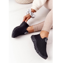 Kvinnors sportskor Slip-on Black Marathon svart 2