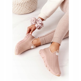 Kvinnors sportskor Slip-on Beige Marathon kaki 1