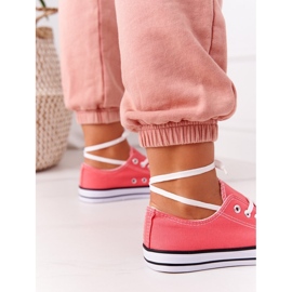 Klassiska Omerta Coral -sneakers för kvinnor röd 7