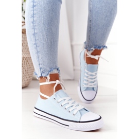 Kvinnors klassiska sneakers Blå Omerta 2