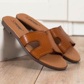 Seastar Klassiska tofflor brun 1