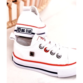 Barnens klassiska låga sneakers Big Star HH374089 Vit 5
