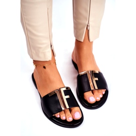 Eleganta damtofflor Svart Nicole Dilmah 3