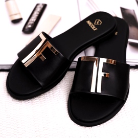 Eleganta damtofflor Svart Nicole Dilmah 4