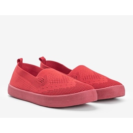 Moab Red Openwork Slip On Sneakers röd 1