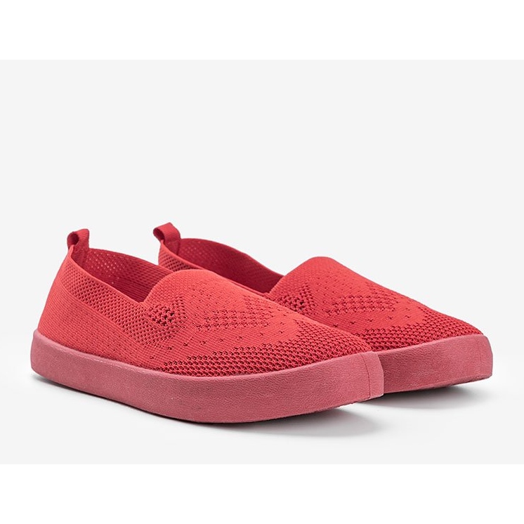 Moab Red Openwork Slip On Sneakers röd 1