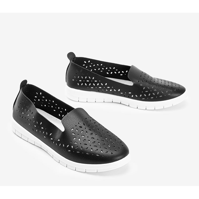 Svarta Pristina openwork sneakers 1