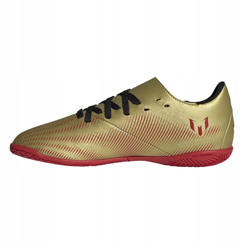 Adidas Nemeziz Messi.4 I Jr FY0811 fotbollsskor gyllene gyllene 1