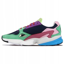 Adidas Originals Falcon W CG6211 skor rosa mångfärgad grön 1
