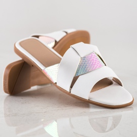 SHELOVET Tofflor Med Holo Insats vit 1