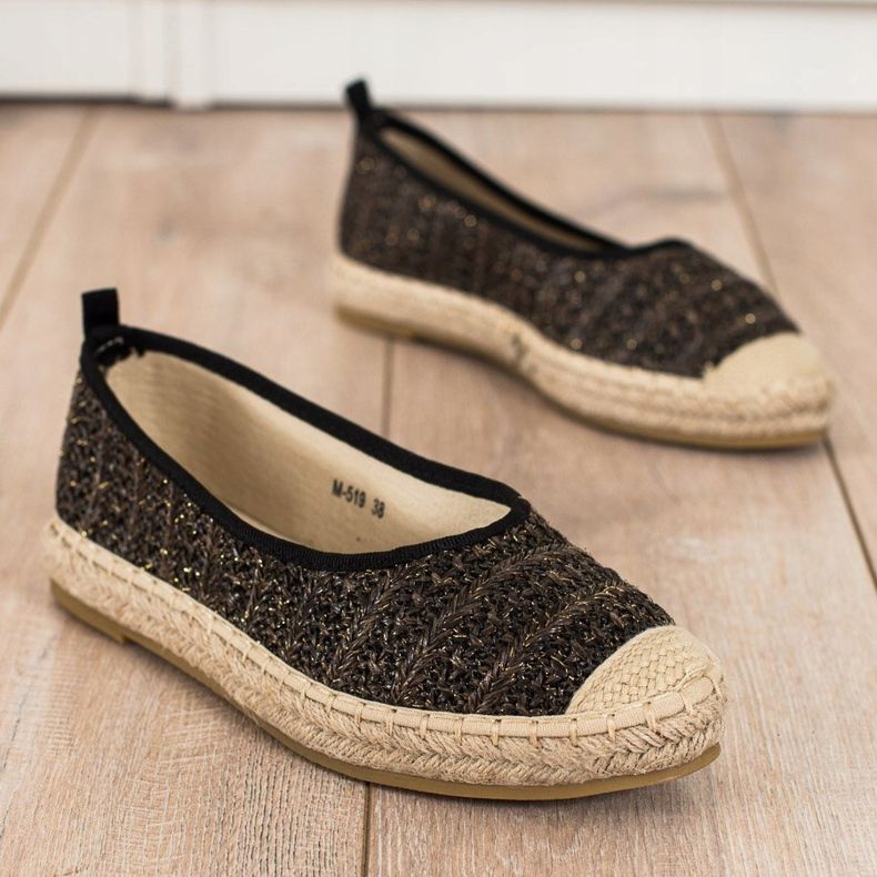 Kayla Casual Espadrilles beige gyllene 1
