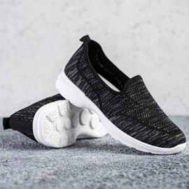 SHELOVET Openwork sportskor svart 1