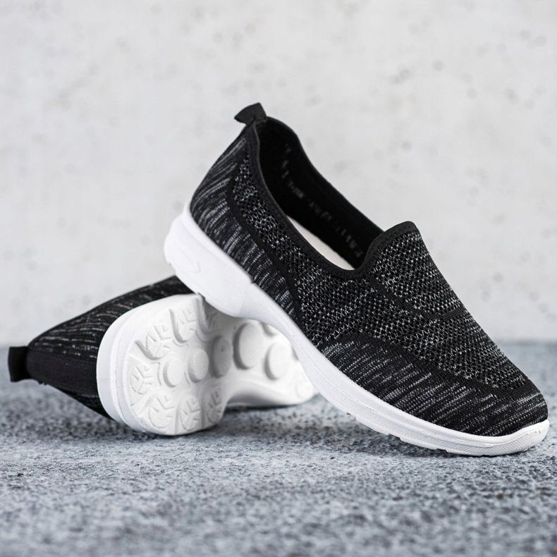 SHELOVET Openwork sportskor svart 1