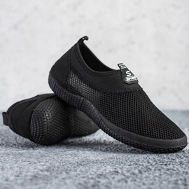 SHELOVET Openwork Slip On Shoes svart 1