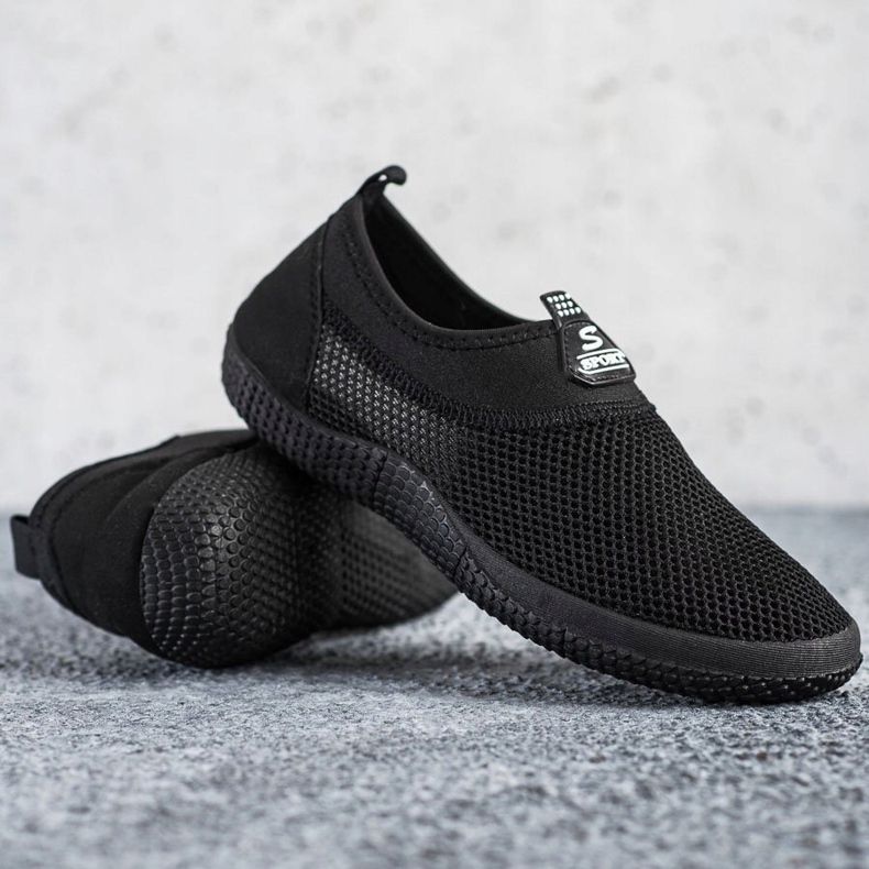 SHELOVET Openwork Slip On Shoes svart 1