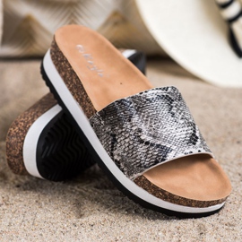 Kayla Tofflor På Plattformen grå 1